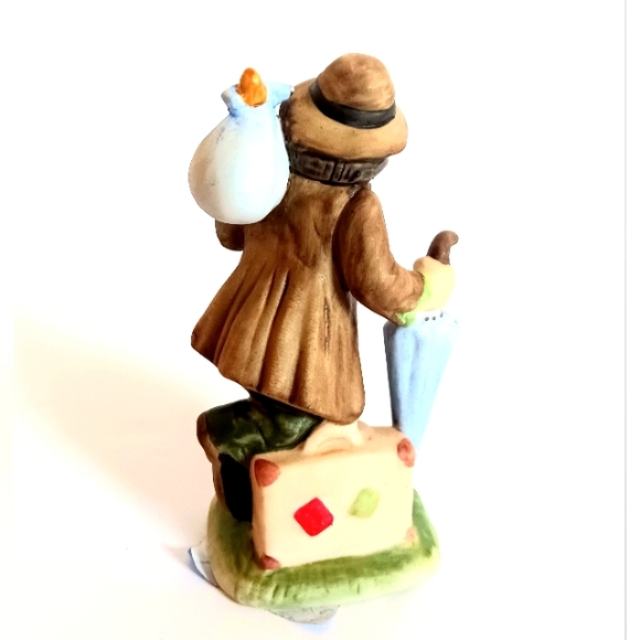 Emmett Kelly Jr. Miniature Porcelain Figurine by Flambro - Picture 3 of 6